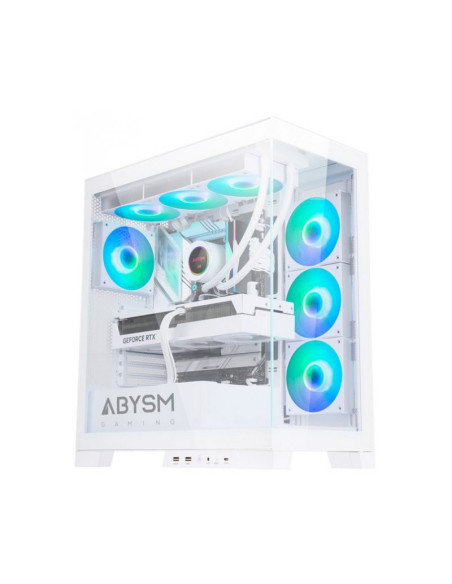 Abysm Danube Sava H500 aRGB Blanca ATX Caja para PC