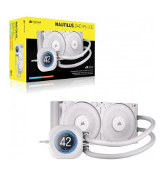 Corsair Nautilus 240 RS LCD Blanca 240mm Refrigeración Líquida PC