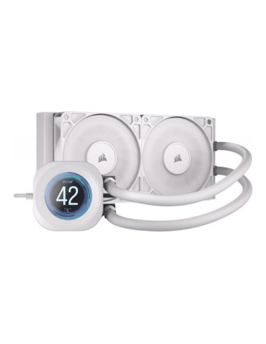 Corsair Nautilus 240 RS LCD Blanca 240mm Refrigeración Líquida PC