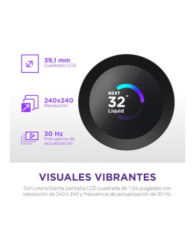 NZXT Kraken Plus 360 RGB 360mm Refrigeración Líquida PC