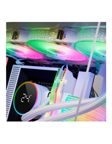 Mars Gaming ML-LCD360 Blanca 360mm Refrigeración Líquida PC