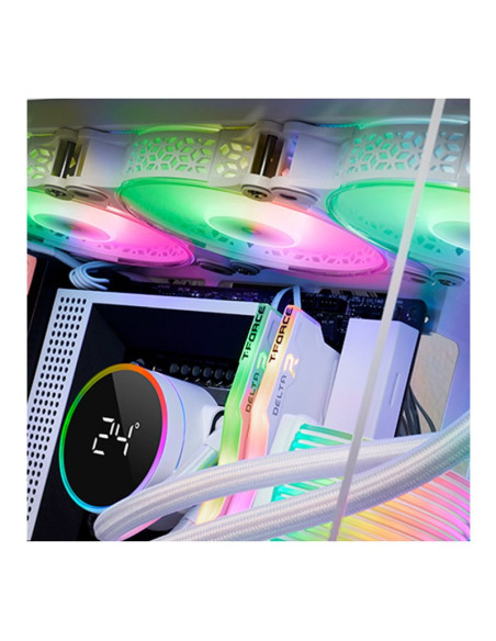 Mars Gaming ML-LCD360 Blanca 360mm Refrigeración Líquida PC