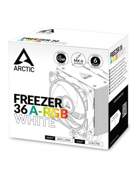 Arctic Freezer 36 A-RGB Blanco Disipador CPU