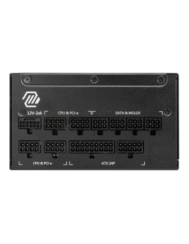 MSI MAG A1000GL ATX 3.1 (PCIe 5.1) Fuente de Alimentación 1000W