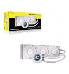 Corsair Nautilus 360 RS LCD Blanca 360mm Refrigeración Líquida PC