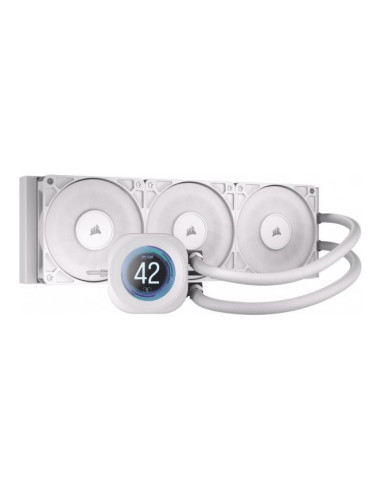 Corsair Nautilus 360 RS LCD Blanca 360mm Refrigeración Líquida PC