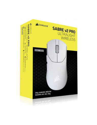 Corsair Sabre V2 Pro Ultralight Wireless Blanco