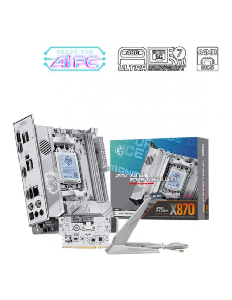 MSI MPG X870I Edge Ti Evo WiFi Socket AM5 Mini-ITX