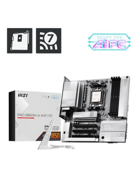 MSI Pro B850M-A WiFi PZ Socket AM5 Micro-ATX