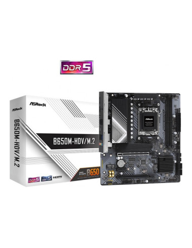 AsRock B650M-HDV/M.2 Socket AM5 Micro-ATX
