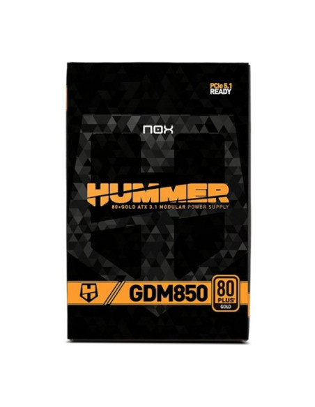 NOX Hummer GDM850 ATX 3.1 (PCIe 5.1) Fuente de alimentación 850W