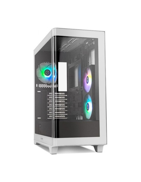 NOX Hummer Ether Blanca y Negra ATX Caja para PC