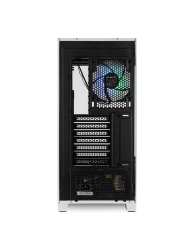 NOX Hummer Ether Blanca y Negra ATX Caja para PC