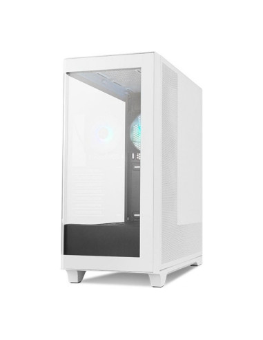 NOX Hummer Ether Blanca y Negra ATX Caja para PC
