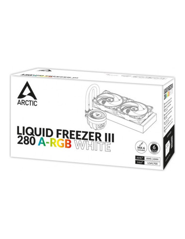 Arctic Liquid Freezer III 280 aRGB Blanca 280mm Refrigeración Líquida PC