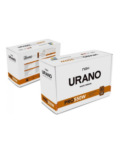 NOX Urano Pro 550W Blanca Fuente de alimentación 550W