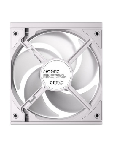 Antec Connect 120 Reverse aRGB Blanco 120mm Pack de 3 ventiladores PC