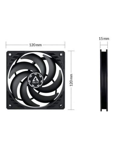 Arctic P12 Slim PWM PST 120mm Ventilador PC