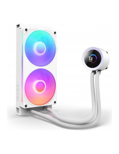 NZXT Kraken Plus 240 RGB Blanca 240mm Refrigeración líquida PC