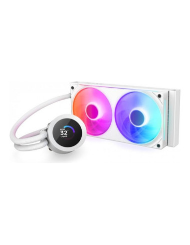 NZXT Kraken Plus 240 RGB Blanca 240mm Refrigeración líquida PC