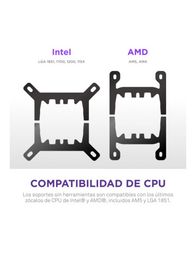 NZXT Kraken Plus 240 RGB Blanca 240mm Refrigeración líquida PC