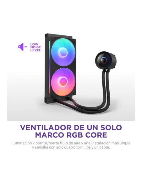 NZXT Kraken Plus 240 RGB 240mm Refrigeración Líquida PC