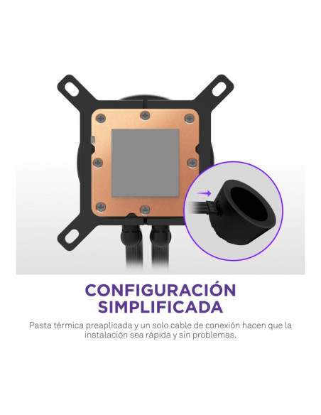 NZXT Kraken Plus 240 RGB 240mm Refrigeración Líquida PC