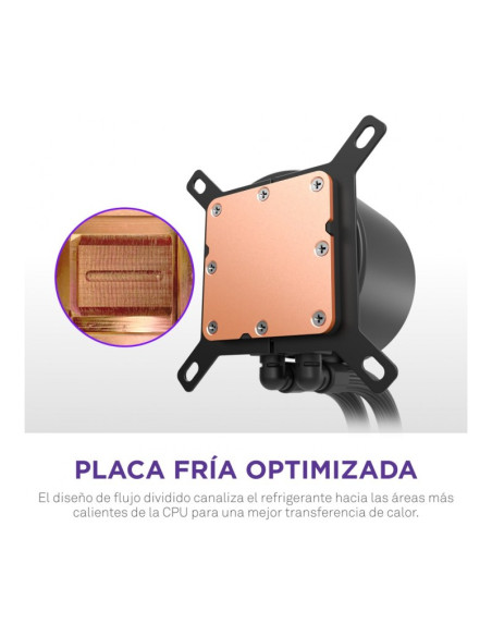 NZXT Kraken Plus 240 RGB 240mm Refrigeración Líquida PC