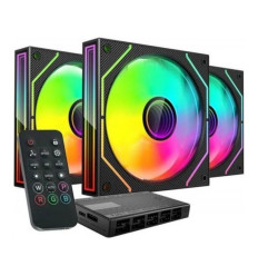 Mars Gaming MF3DPROKIT aRGB 120mm Pack de 3 ventiladores PC