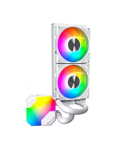 Montech HyperFlow Silent 240 aRGB Blanca 240mm Refrigeración líquida PC