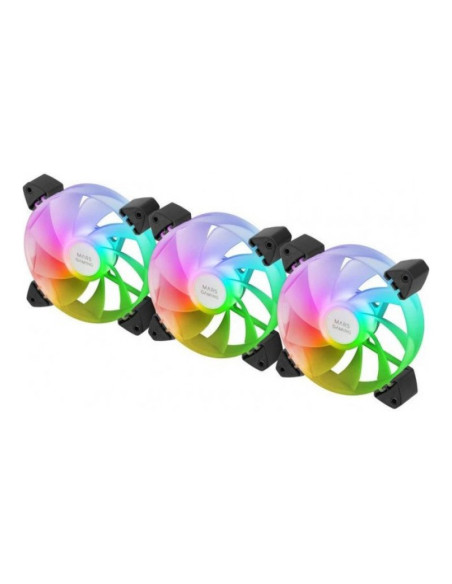 Mars Gaming MF-3AR Reversed aRGB 120mm Pack de 3 ventiladores PC