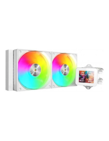 Mars Gaming ML-VISION240 Blanca 240mm Refrigeración líquida PC