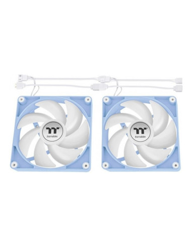 Thermaltake CT120 aRGB Hydrangea Blue 120mm Pack de 2 ventiladores PC