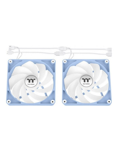 Thermaltake CT120 Reverse aRGB Hydrangea Blue 120mm Pack de 2 ventiladores PC