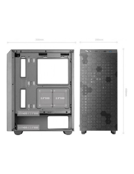 Mars Gaming MCQ3 Caja ATX