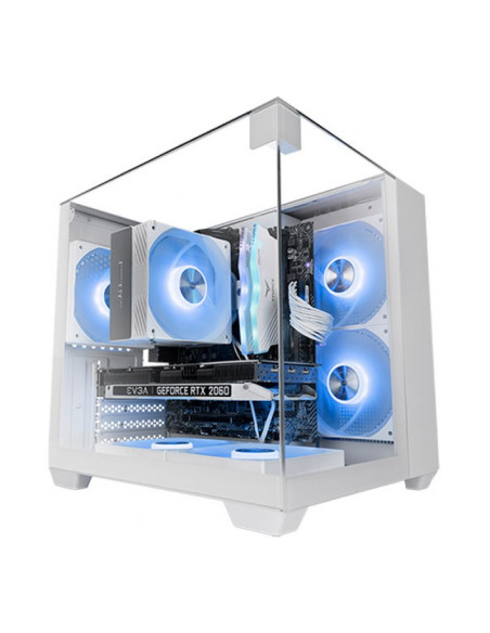 Mars Gaming MC-VISIONM Blanca Caja Micro-ATX