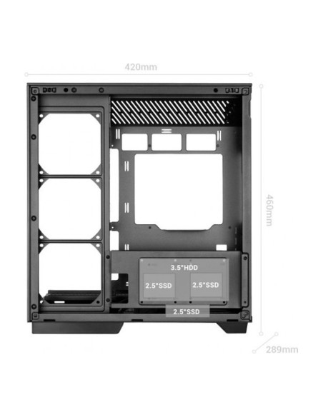 Mars Gaming MC-INFINIO Blanca Caja ATX
