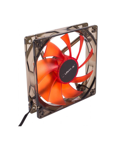 UNYKAch LED Red Gaming 51792 Rojo 120mm Ventilador para PC