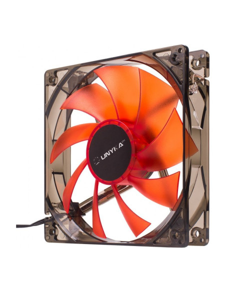 UNYKAch LED Red Gaming 51792 Rojo 120mm Ventilador para PC