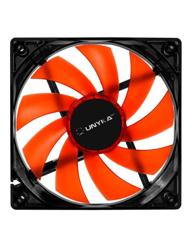 UNYKAch LED Red Gaming 51792 Rojo 120mm Ventilador para PC