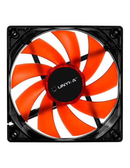 UNYKAch LED Red Gaming 51792 Rojo 120mm Ventilador para PC