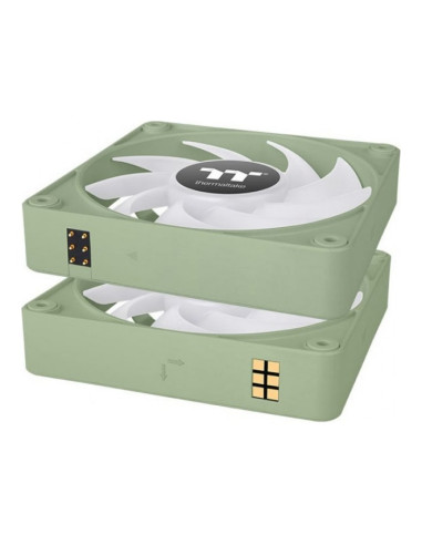 Thermaltake CT120 EX aRGB Matcha Green 120mm Pack de 3 ventiladores PC