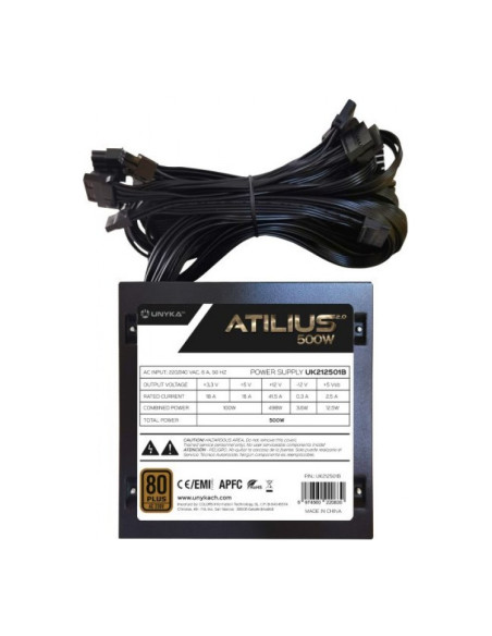 UNYKAch Atilius 2.0 Fuente de alimentación 500W
