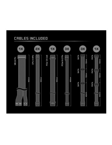 ASRock SL-850G ATX 3.1 (PCIe 5.1) Fuente de alimentación 850W