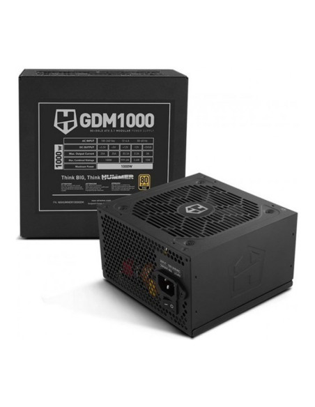 NOX Hummer GDM1000 ATX 3.1 (PCIe 5.1) Fuente de alimentacion 1000W