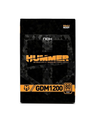 NOX Hummer GDM1200 ATX 3.1 (PCIe 5.1) Fuente de alimentacion 1200W