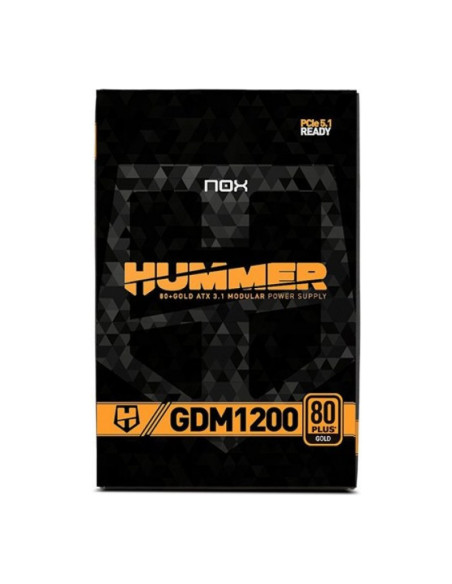 NOX Hummer GDM1200 ATX 3.1 (PCIe 5.1) Fuente de alimentacion 1200W