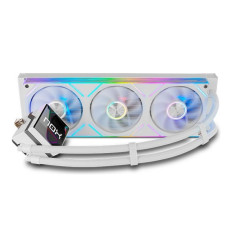 NOX Hummer M-360 LCD Blanca 360mm Refrigeración líquida PC