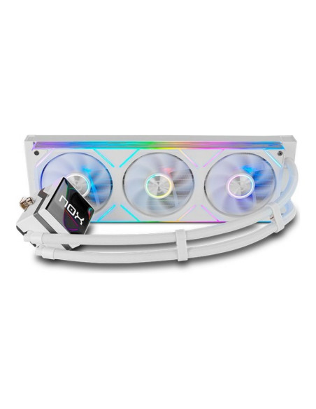 NOX Hummer M-360 LCD Blanca 360mm Refrigeración líquida PC