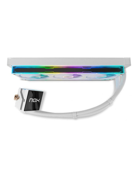 NOX Hummer M-360 LCD Blanca 360mm Refrigeración líquida PC